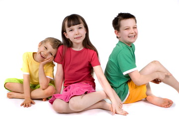 sister with brothers