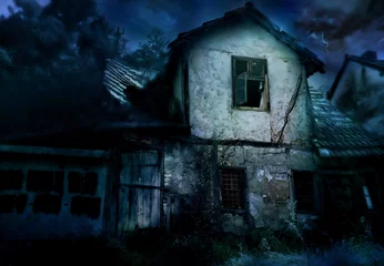 Photo sur Plexiglas Rudnes scary house