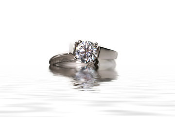 platinum white gold diamond wedding engagement ring
