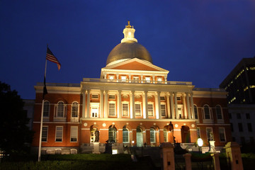 Fototapeta na wymiar Massachusetts State House stan housemassachusetts