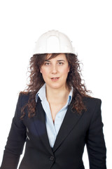 serious female architect