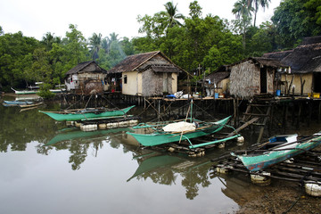 Fototapeta na wymiar wioska rybacka