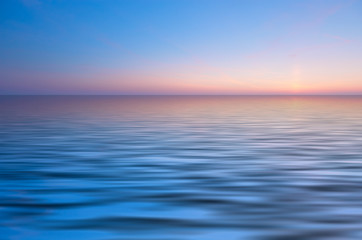 Obraz premium abstract ocean and sunset background