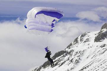parachutist