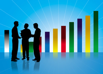 business meeting / success in business