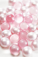 pink oil bath pearls