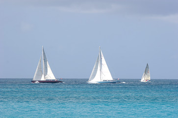 three boats