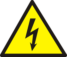 danger of defeat by an electric current. large siz