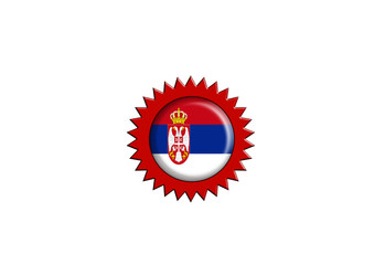 serbian badge