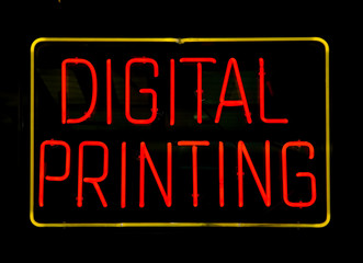 digital printing sign