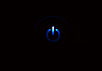 blue light "on/off" key