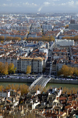 aerial view at lyon