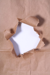torn hole