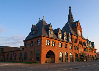 the old train station in liberty park
