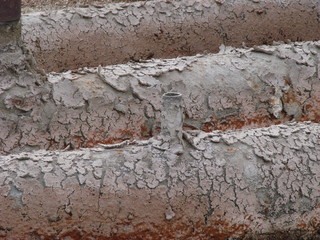 Obraz na płótnie Canvas grungy surface pipe background