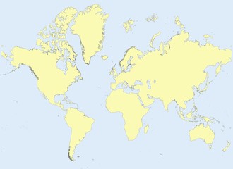 detailed map of the world