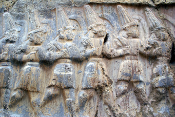 prosession on the wall