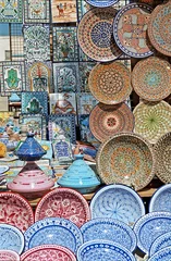 Photo sur Plexiglas Tunisie assiettes de tunisie