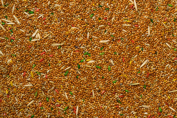 multi-coloured grain