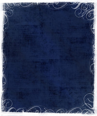 dark blue background with victorian frame
