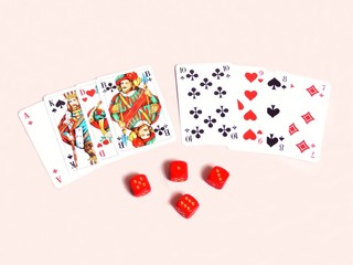 cards and dices  50865  		