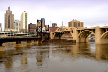 Fototapeta premium st. paul skyline