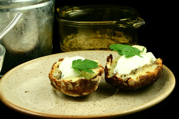 baked potatoes