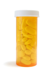 pills in orange box