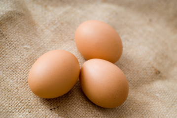 eggs on hessian