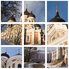 alexander nevsky cathedral - 3x3 grid