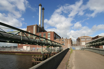 entrance of power plant