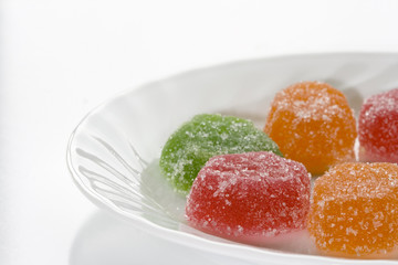 multicolored candies