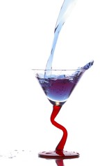 glass with liquid