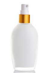 cosmetic cream bottle