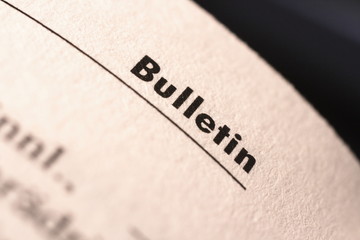 bulletin