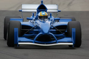 Vlies Fototapete Motorsport blau a1
