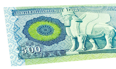 five hundred iraqi dinars