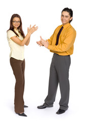 business people's applause