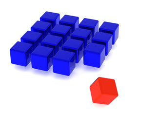 Obraz premium many blocks
