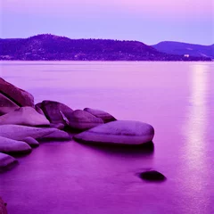 Wall murals purple lake tahoe