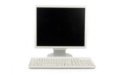  lcd monitor and keyboard