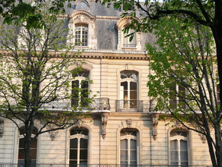 façade d'un hotel particulier.
