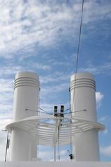 ships smokestacks