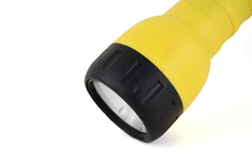 yellow flashlight