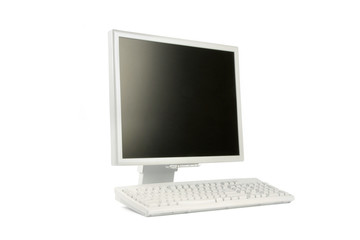  lcd monitor and keyboard