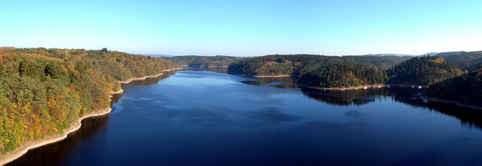 view from the orlik dam