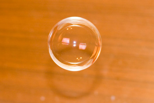 soap bubble blowing isolated