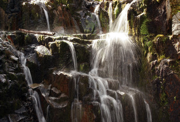 trickle splatter falls