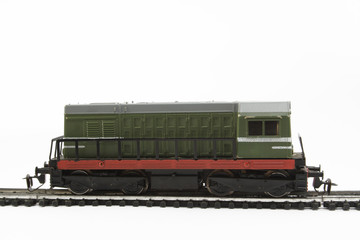 green locomotive