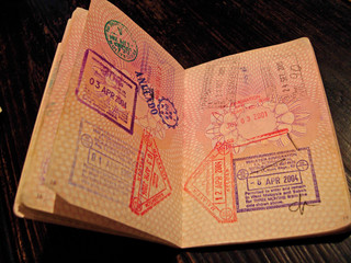 immigration stamps in british passport